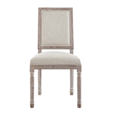 Court Upholstered Fabric Dining Side Chairs Set of 2