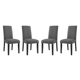 Parcel Fabric Dining Side Chairs Set of 4