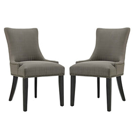 Marquis Fabric Dining Side Chairs Set of 2