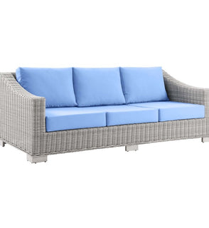 Product Image: EEI-4842-LGR-LBU Outdoor/Patio Furniture/Outdoor Sofas