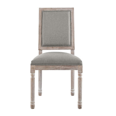 Court Upholstered Fabric Dining Side Chairs Set of 2
