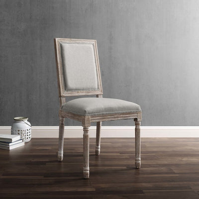 Court Upholstered Fabric Dining Side Chairs Set of 2