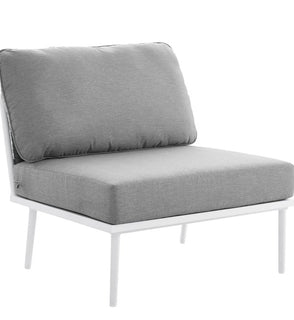 Product Image: EEI-5568-WHI-GRY Outdoor/Patio Furniture/Outdoor Chairs