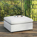 EEI-4903-WHI Outdoor/Patio Furniture/Outdoor Ottomans