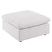 EEI-4903-WHI Outdoor/Patio Furniture/Outdoor Ottomans