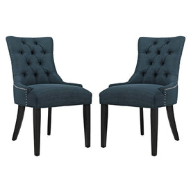 Regent Fabric Dining Side Chairs Set of 2