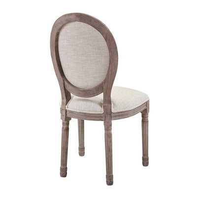 Emanate Upholstered Fabric Dining Side Chairs Set of 4