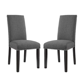 Parcel Fabric Dining Side Chairs Set of 2