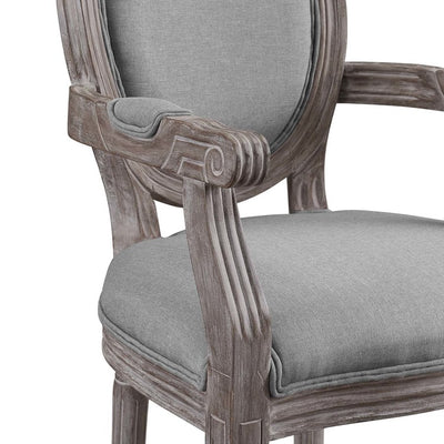 Emanate Upholstered Fabric Dining Armchairs Set of 4