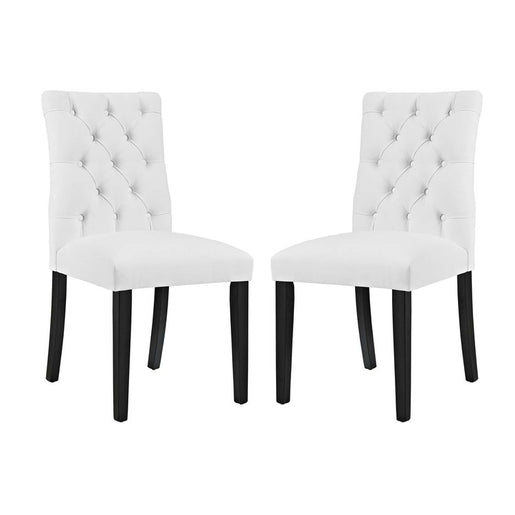 Duchess Vinyl Dining Chairs Set of 2
