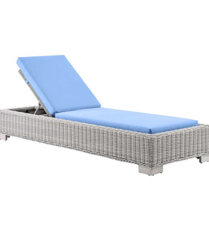 Product Image: EEI-4843-LGR-LBU Outdoor/Patio Furniture/Outdoor Chaise Lounges