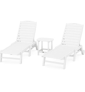 Product Image: PWS718-1-WH Outdoor/Patio Furniture/Outdoor Chaise Lounges