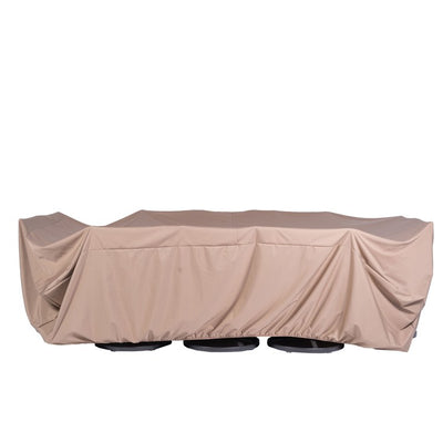 Weatherproof Large Outdoor Furniture Cover for Nine-Piece Rectangular Dining Set