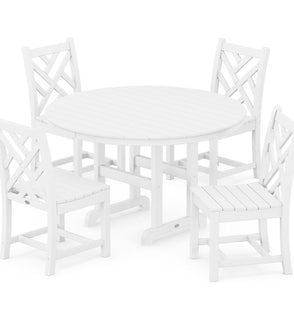 Product Image: PWS650-1-WH Outdoor/Patio Furniture/Patio Dining Sets
