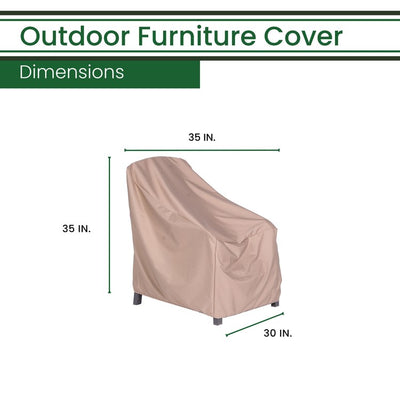 Weatherproof Outdoor Furniture Cover for Strathmere, Ventura, and Madrid Recliners