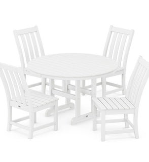 Product Image: PWS649-1-WH Outdoor/Patio Furniture/Patio Dining Sets