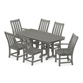Vineyard Seven-Piece Dining Set - Slate Gray