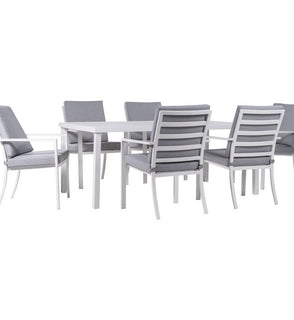 Product Image: GRYSN7PCDN-GRY Outdoor/Patio Furniture/Patio Dining Sets