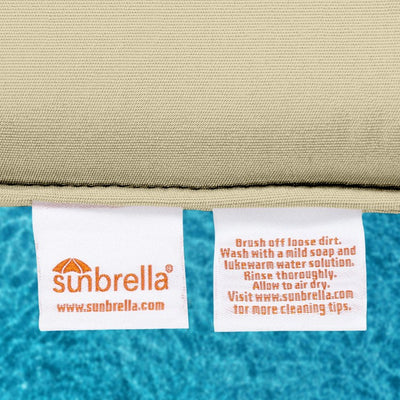 28.5" L x 28.5" W x 5" D Seat Cushion and 28.5" W x 17.5" H x 5" D Back Cushion Welted Deep Seating Set - Canvas Antique Beige