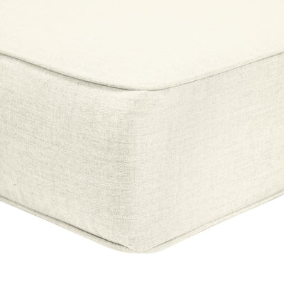 28.5" L x 28.5" W x 5" D Seat Cushion and 28.5" W x 17.5" H x 5" D Back Cushion Welted Deep Seating Set - Canvas Natural