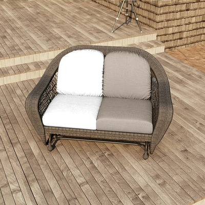 24" L x 22" W x 5" D Seat Cushion and 22" W x 20" H x 5" D Back Cushion Deep Seating Set - Cast Ash