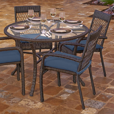 17.5" L x 17.5" W x 2.75" D Dining Chair/Seat Pad Cushion