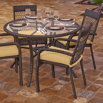 17.5" L x 17.5" W x 2.75" D Dining Chair/Seat Pad Cushion