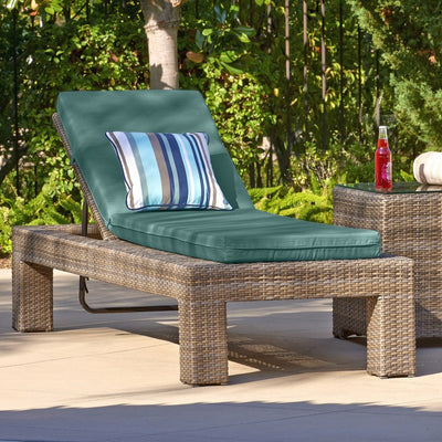 47" L x 25" W x 3.5" D Chaise Lounge Cushion