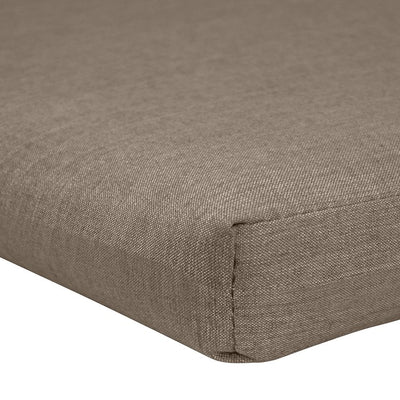 18" L x 18" W x 3" D Dining Chair/Seat Pad Cushion - Cast Shale