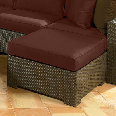 20.5" L x 24" W x 4" D Ottoman/Bench Cushion