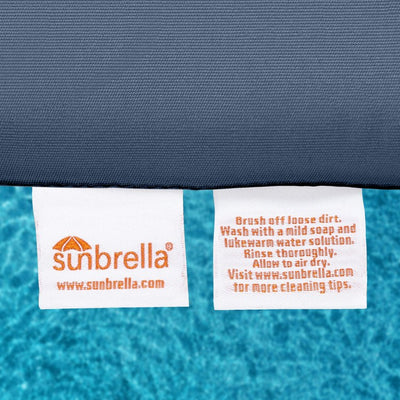 24" L x 22" W x 5" D Seat Cushion and 22" W x 20" H x 5" D Back Cushion Deep Seating Set - Canvas Navy