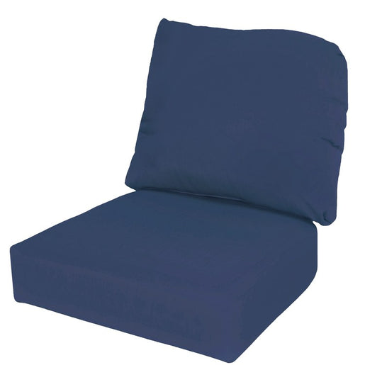 24" L x 22" W x 5" D Seat Cushion and 22" W x 20" H x 5" D Back Cushion Deep Seating Set - Canvas Navy