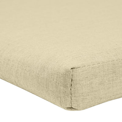 19.5" L x 44.5" W x 3.5" D Ottoman/Bench Cushion