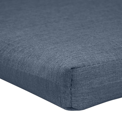 19.5" L x 44.5" W x 3.5" D Ottoman/Bench Cushion