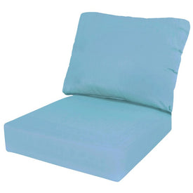 24" L x 22" W x 5" D Seat Cushion and 22" W x 20" H x 5" D Back Cushion Deep Seating Set - Cast Horizon