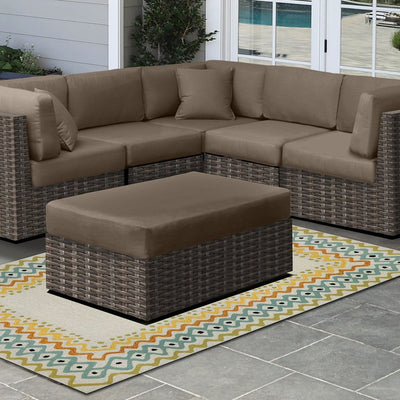 20.5" L x 24" W x 4" D Ottoman/Bench Cushion