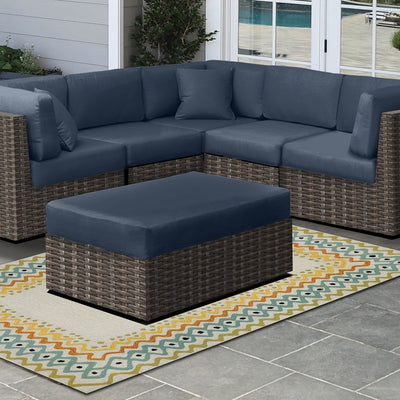 20.5" L x 24" W x 4" D Ottoman/Bench Cushion