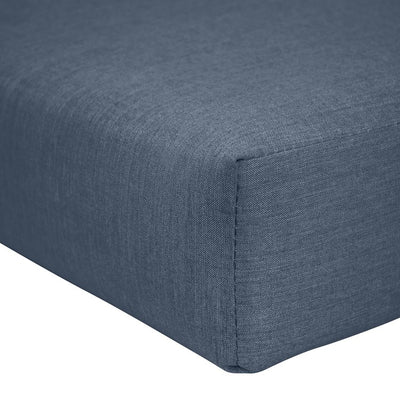 20.5" L x 24" W x 4" D Ottoman/Bench Cushion