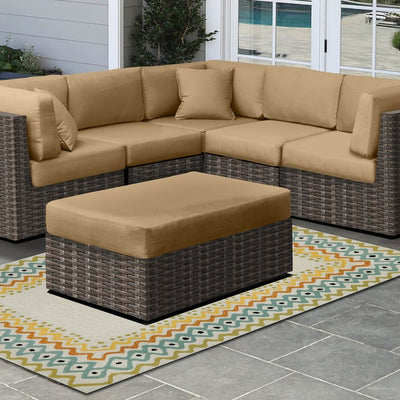 20.5" L x 24" W x 4" D Ottoman/Bench Cushion