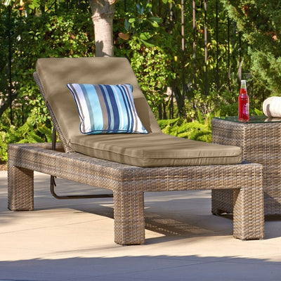 47" L x 25" W x 3.5" D Chaise Lounge Cushion