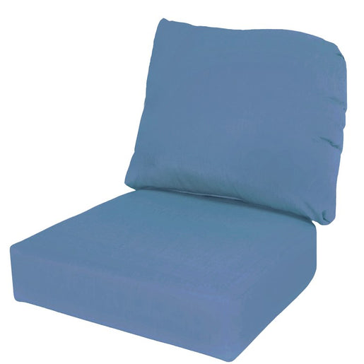 24" L x 22" W x 5" D Seat Cushion and 22" W x 20" H x 5" D Back Cushion Deep Seating Set - Cast Ocean