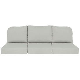 24" L x 22" W x 5" D Seat Cushions and 22" W x 20" H x 5" D Back Cushions Deep Seating Set (3 Sets) - Canvas Granite