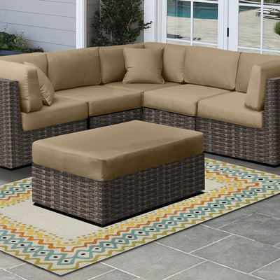 20.5" L x 24" W x 4" D Ottoman/Bench Cushion