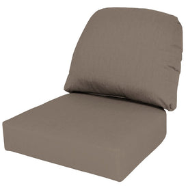 24" L x 22" W x 5" D Seat Cushion and 22" W x 20" H x 5" D Back Cushion Deep Seating Set - Cast Shale
