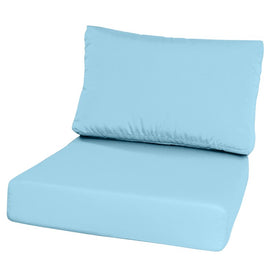 28.5" L x 28.5" W x 5" D Seat Cushion and 28.5" W x 17.5" H x 5" D Back Cushion Deep Seating Set - Cast Horizon