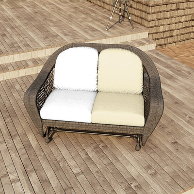 24" L x 22" W x 5" D Seat Cushion and 22" W x 20" H x 5" D Back Cushion Deep Seating Set - Canvas Canvas