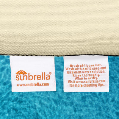 24" L x 22" W x 5" D Seat Cushion and 22" W x 20" H x 5" D Back Cushion Deep Seating Set - Canvas Canvas