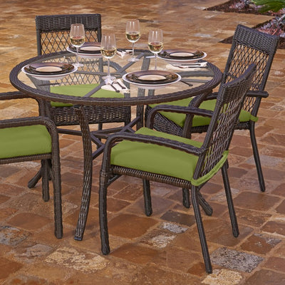 17.5" L x 17.5" W x 2.75" D Dining Chair/Seat Pad Cushion