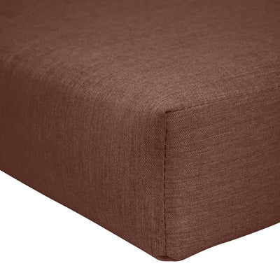 24" L x 22" W x 5" D Seat Cushion and 22" W x 20" H x 5" D Back Cushion Deep Seating Set - Canvas Bay Brown