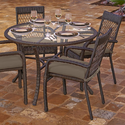 17.5" L x 17.5" W x 2.75" D Dining Chair/Seat Pad Cushion